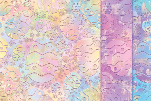 18 JPG Pastel and Foil Easter Patterns