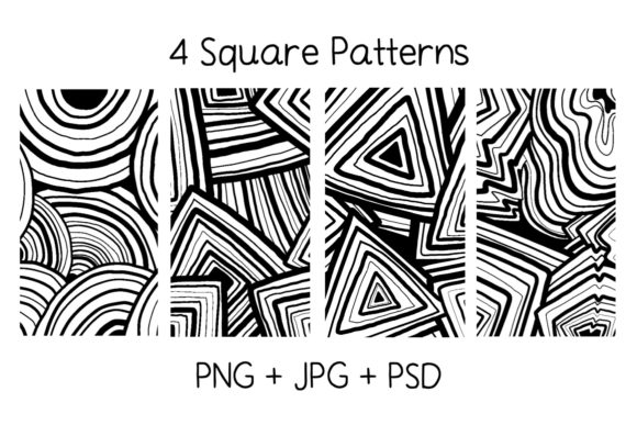 4 Square Patterns: Simple, Versatile Design Magic