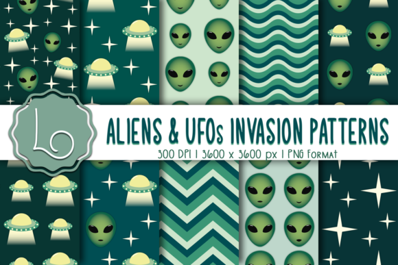 Aliens and UFOs Invasion Patterns: A Creative Design Resource Explained