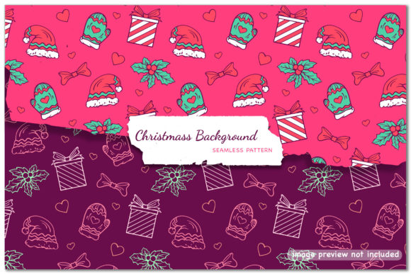 Christmas Background - Seamless Patterns