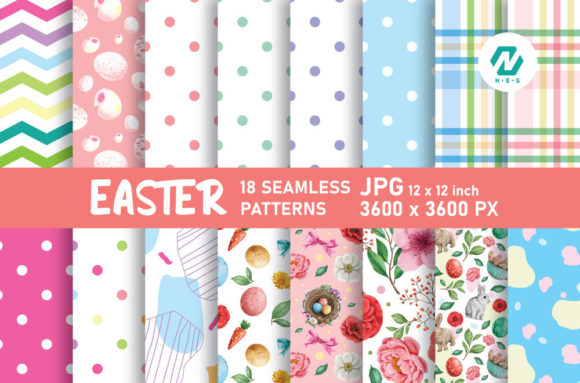 Easter Digital Paper Seamless Patterns: Creative Fuel for Designers and Crafters