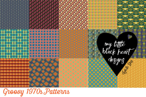Groovy 1970s Patterns: Your Complete, Flexible Toolkit for Authentic Retro Design