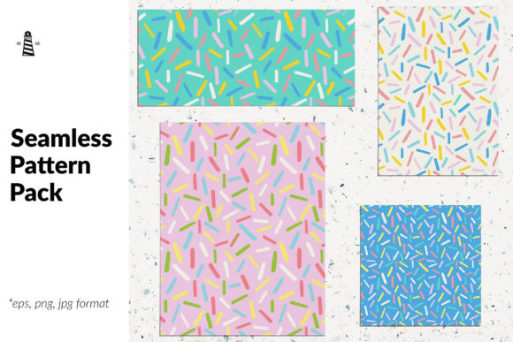 Hand-Drawn Sprinkles Patterns: A Vibrant, Versatile Seamless Vector Collection for Creative Professionals