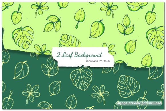 Leaf Background - Seamless Patterns: Design Freedom Without the Fuss