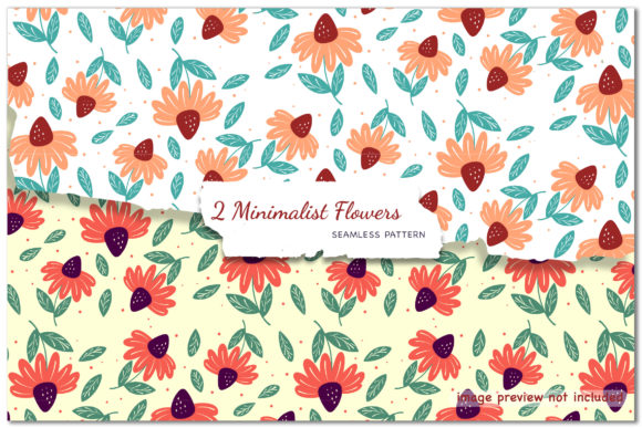 Minimalist Flowers - Seamless Patterns: Design Simplicity That Works Harder