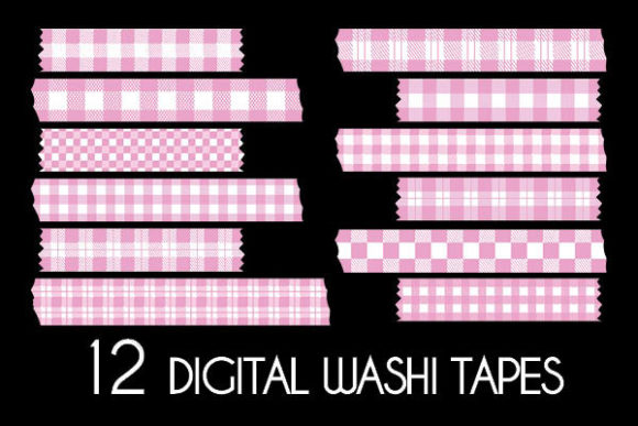 Pink Buffalo Plaid Washi Tapes Patterns: A Versatile Design Language for Everyday Creativity