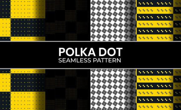Polka Seamless Hand Draw Patterns