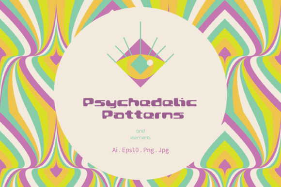 Psychedelic Patterns and Elements