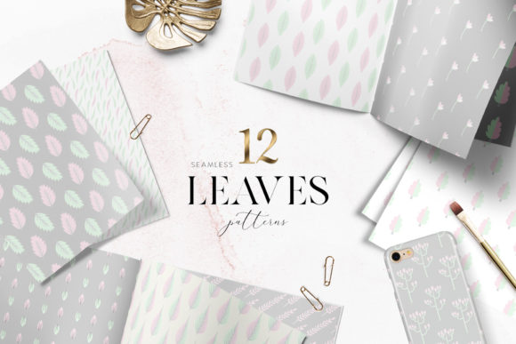Seamless Leaves Patterns, Mood
