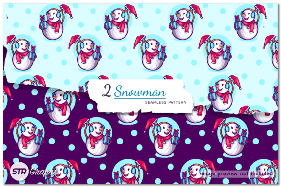 Snowman - Seamless Patterns