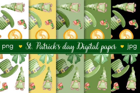 St. Patrick’s Day Elements Patterns