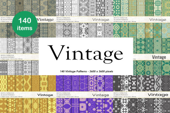 Vintage Patterns Bundle: A Practical Resource for Designers, Makers, and Small Businesses